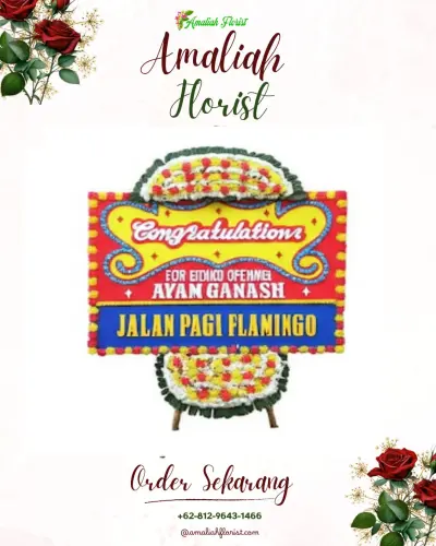 Bunga Papan Congratulation di Klender